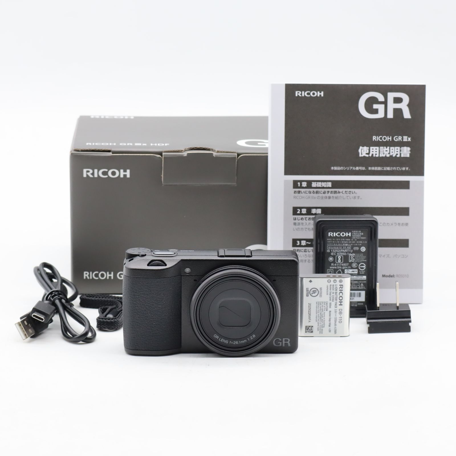 RICOH GR IIIx HDF 特別モデル｜焦点距離40mm HDF搭載 コンパクト