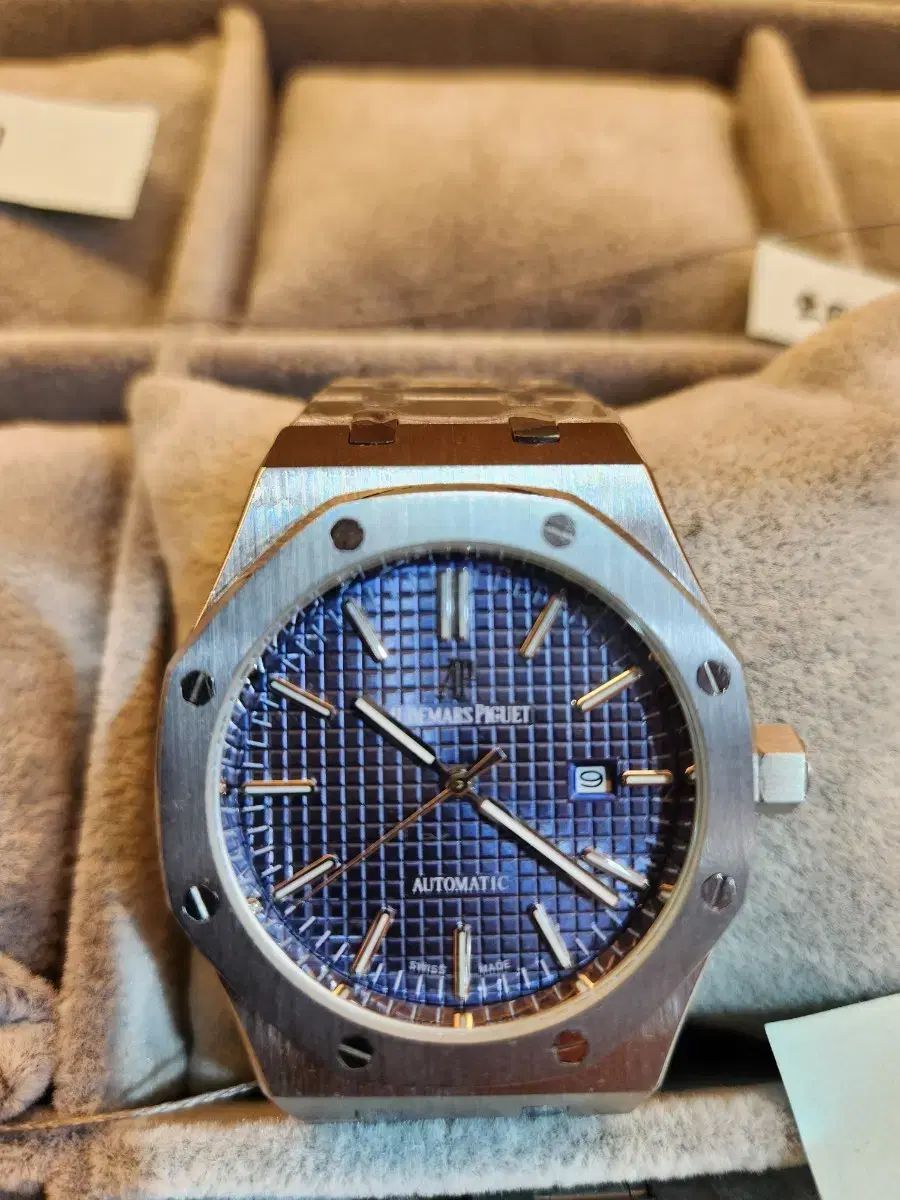 AUDEMARS PIGUET オーデマピゲ ロイヤルオーク 自動 ブルー ダイアル 時計