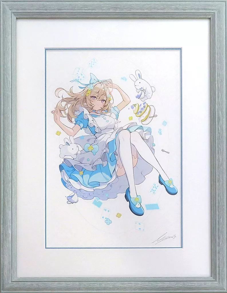 絵師100人展14 イコモチ アクリルアートプレート 音にのせて 小判