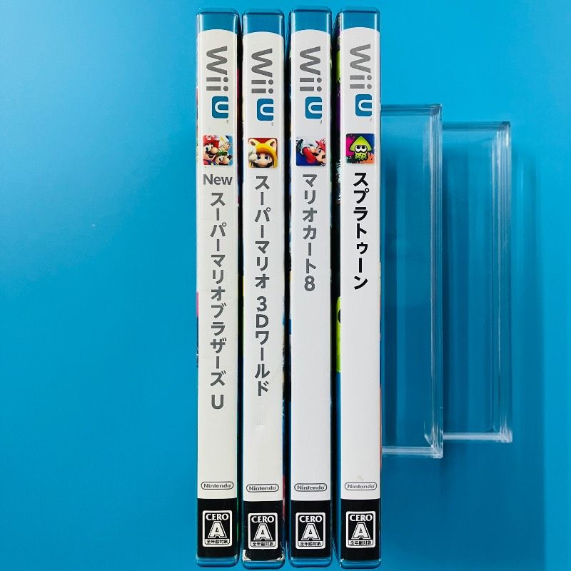 4点セット】WiiU New スーパーマリオブラザーズ U スーパーマリオ 3D