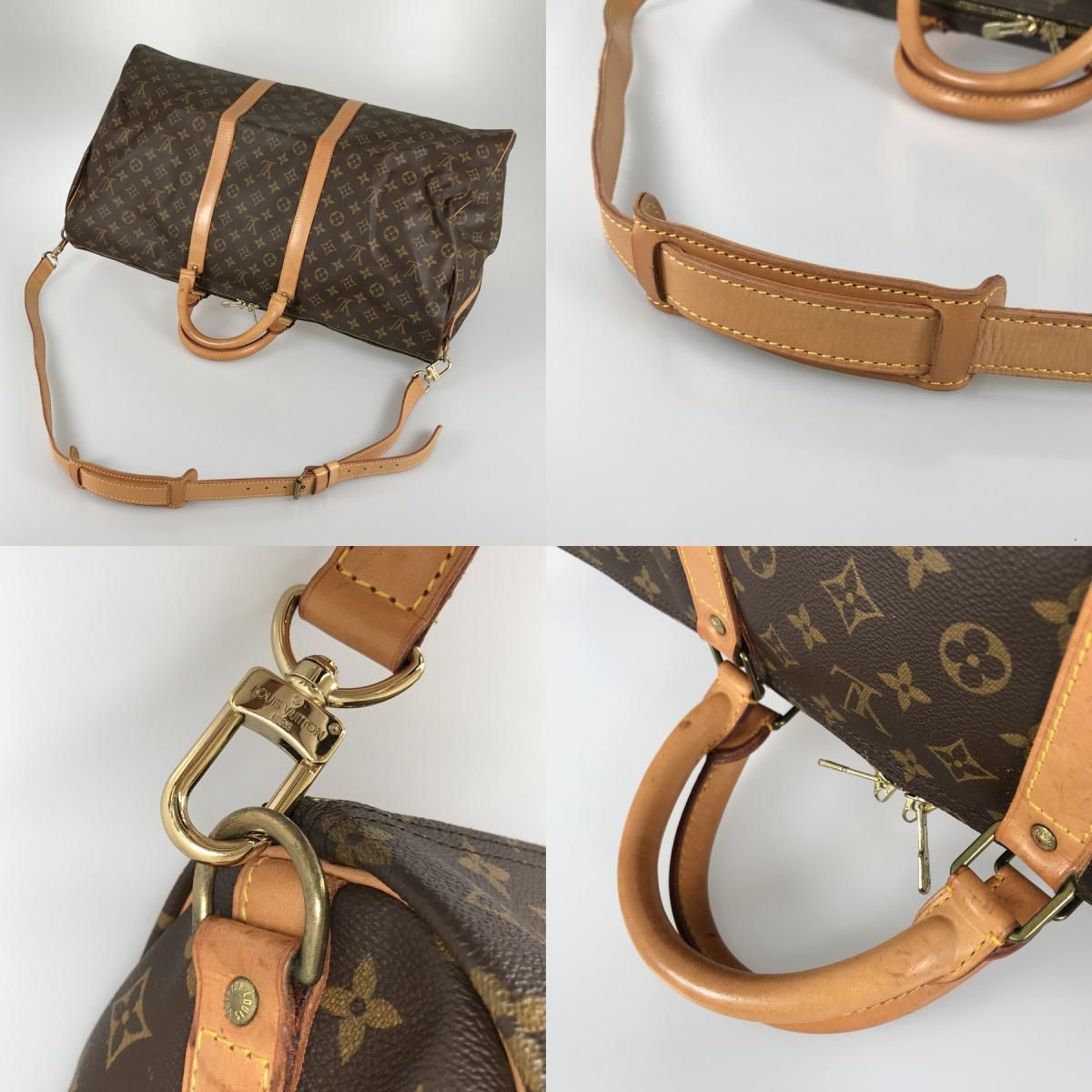 ルイ・ヴィトン LOUIS VUITTON モノグラム キーポル バンドリエール 60