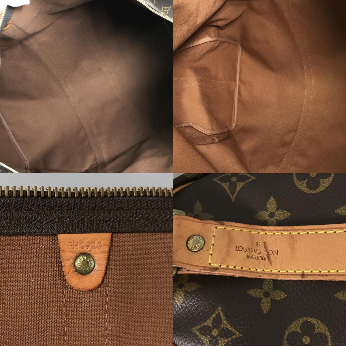 ルイ・ヴィトン LOUIS VUITTON モノグラム キーポル バンドリエール 60