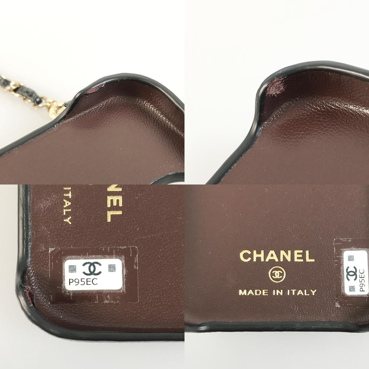 シャネル CHANEL マトラッセ キャビアスキン スマホケース sh【中古 