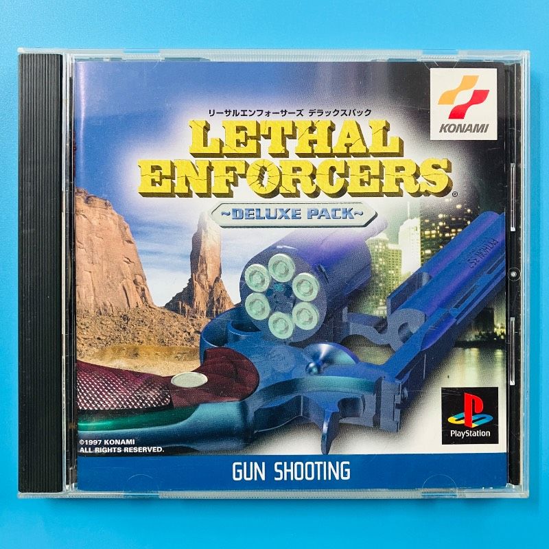 【ディスク美品】PS1 リーサルエンフォーサーズ デラックスパック KONAMI コナミ プレイステーション1