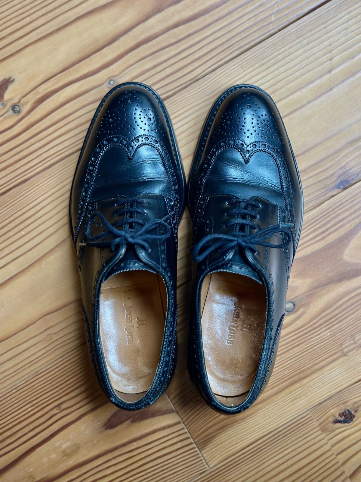 90's】25.0-25.5cm JOHN LOBB DARBY ジョンロブ ダービー 革靴 - メルカリ