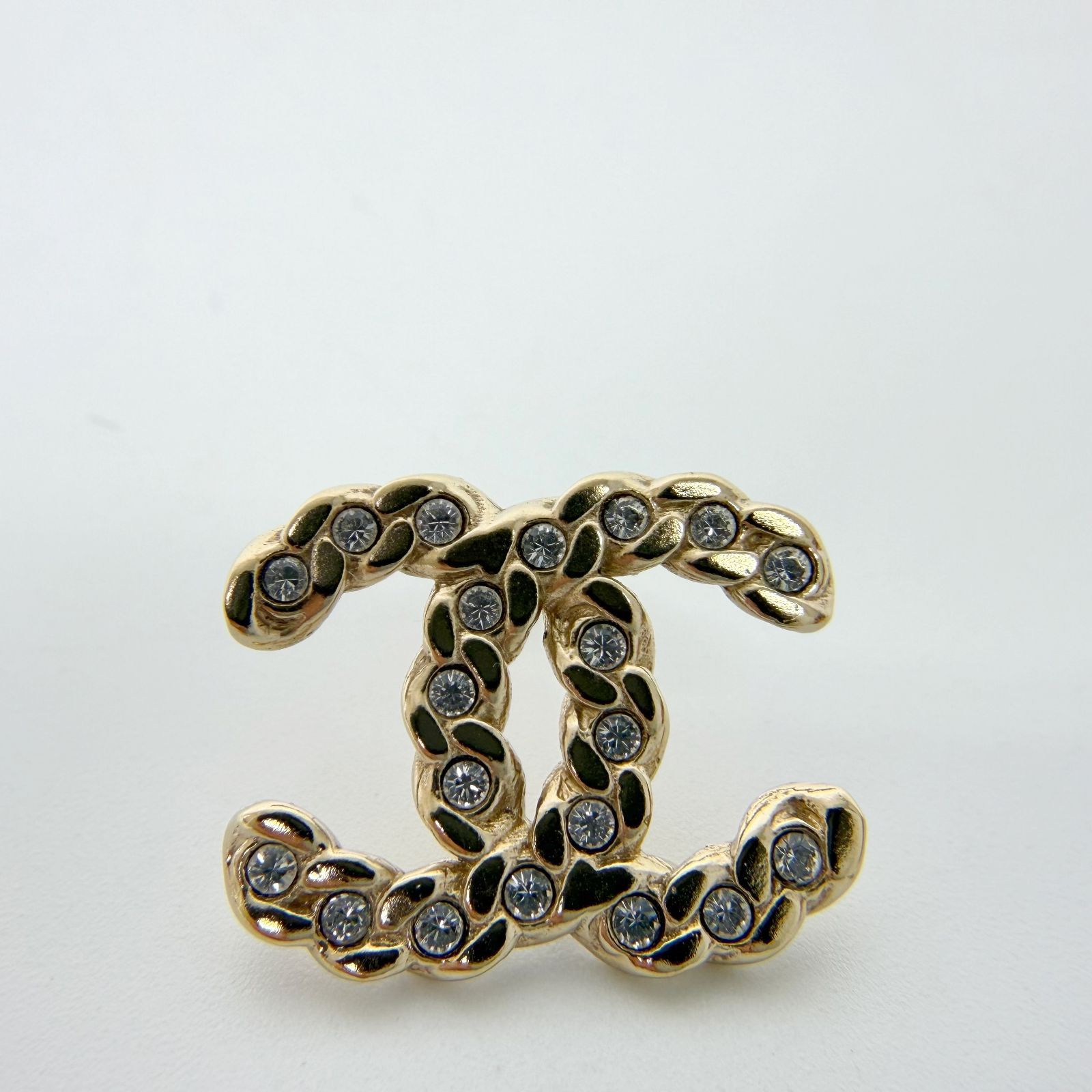 中古】CHANEL シャネル ココマーク 片耳ピアス メッキ ゴールド B19P