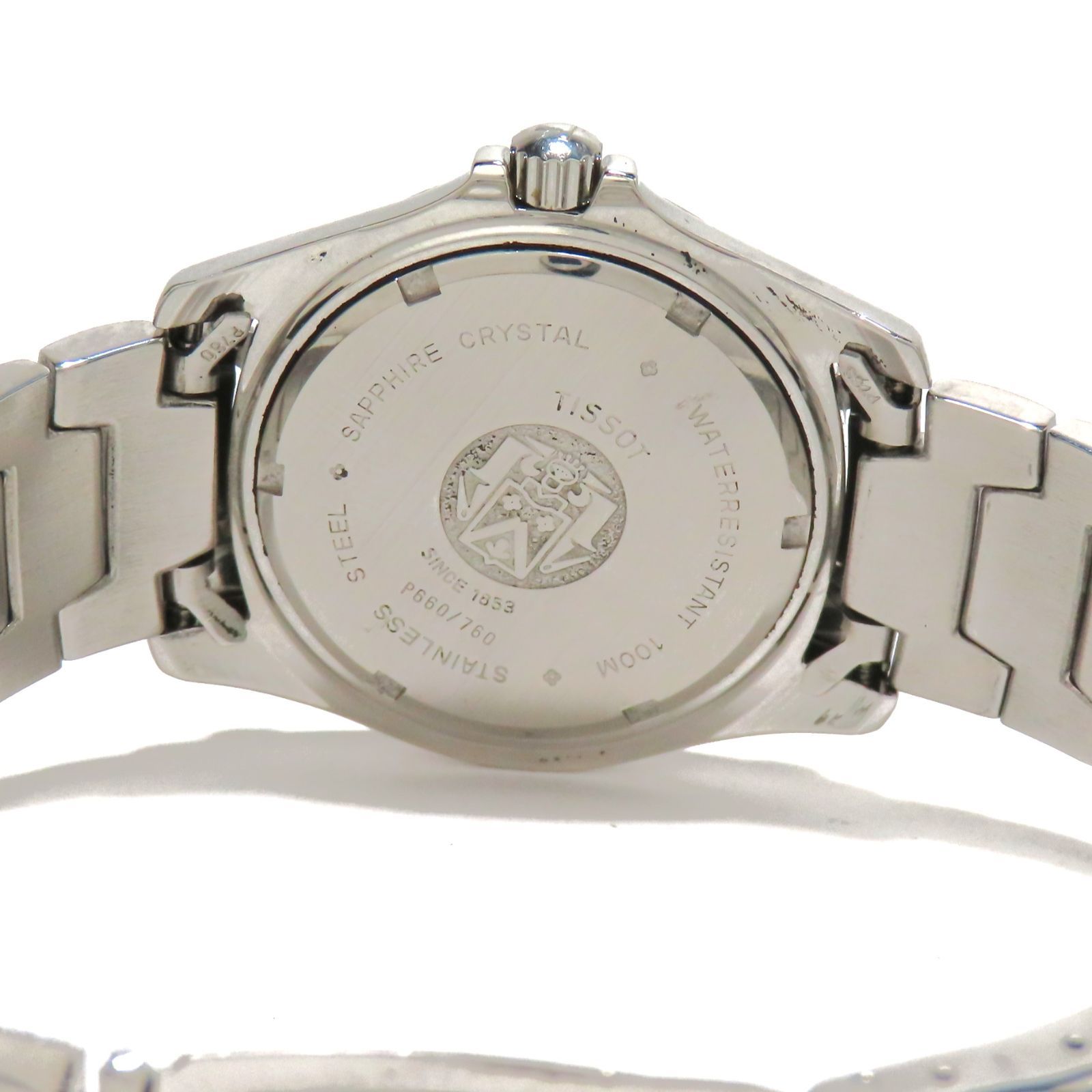 稼働品 美品 TISSOT PR100 ティソ クオーツ 腕時計 メンズ 純正 