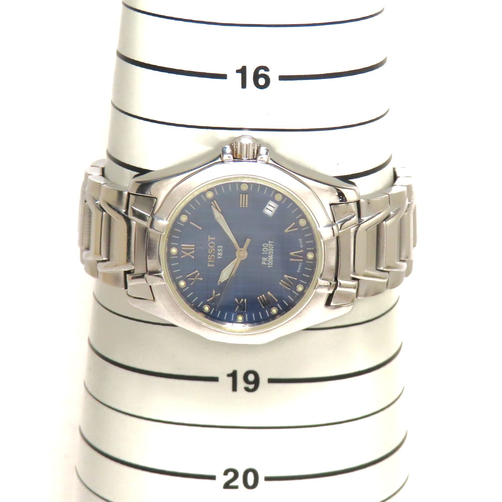 ブランド腕時計 稼働品 美品 TISSOT PR100 ティソ クオーツ 腕時計 