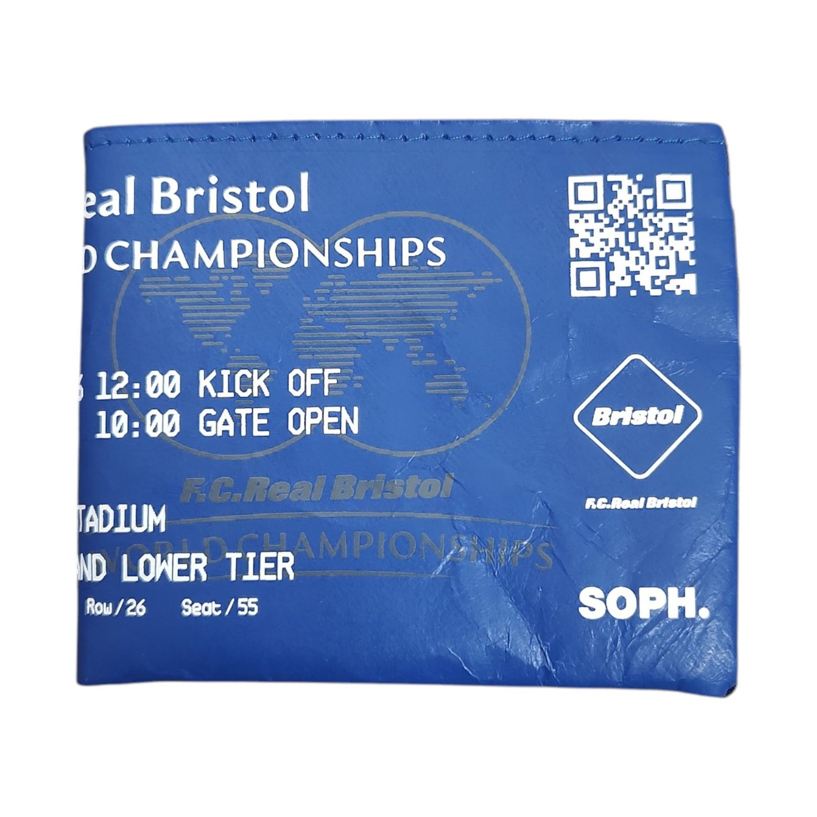 FCRB TICKET MINI WALLET 最安値 ブルー 財布 F.C.Real Bristol エフシーレアルブリストル TICKET MINI WALLET VA