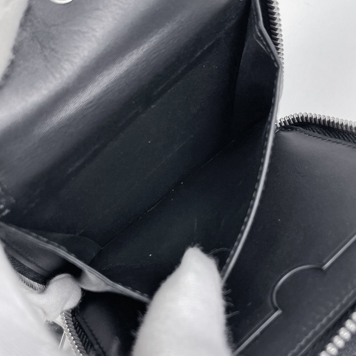 ロエベ LOEWE アナグラム ラウンドファスナー 財布 ダブルファスナー