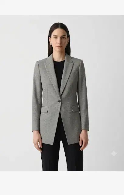 セオリー theory ハウンドトゥース ジャケット 4 サイズ 正規品
