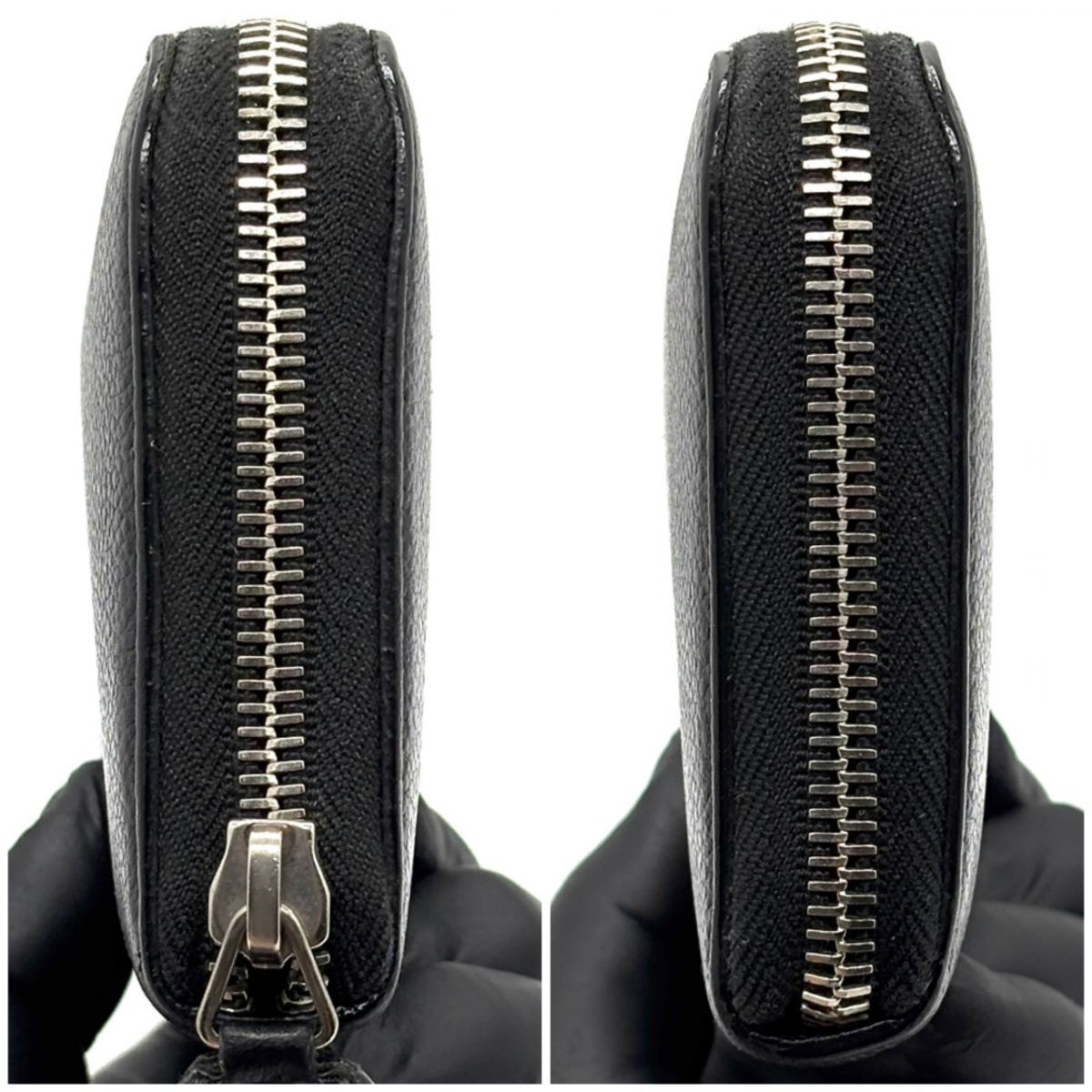 凛とした余韻を纏う】 SAINT LAURENT カサンドラ YSLロゴ キャビア
