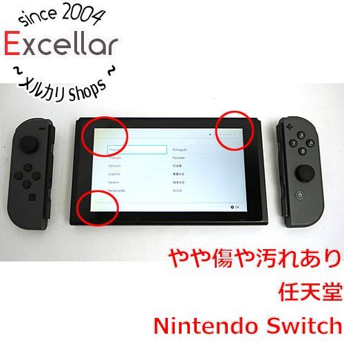 bn:16] 任天堂 Nintendo Switch グレー 本体・Joy-Conのみ 液晶画面