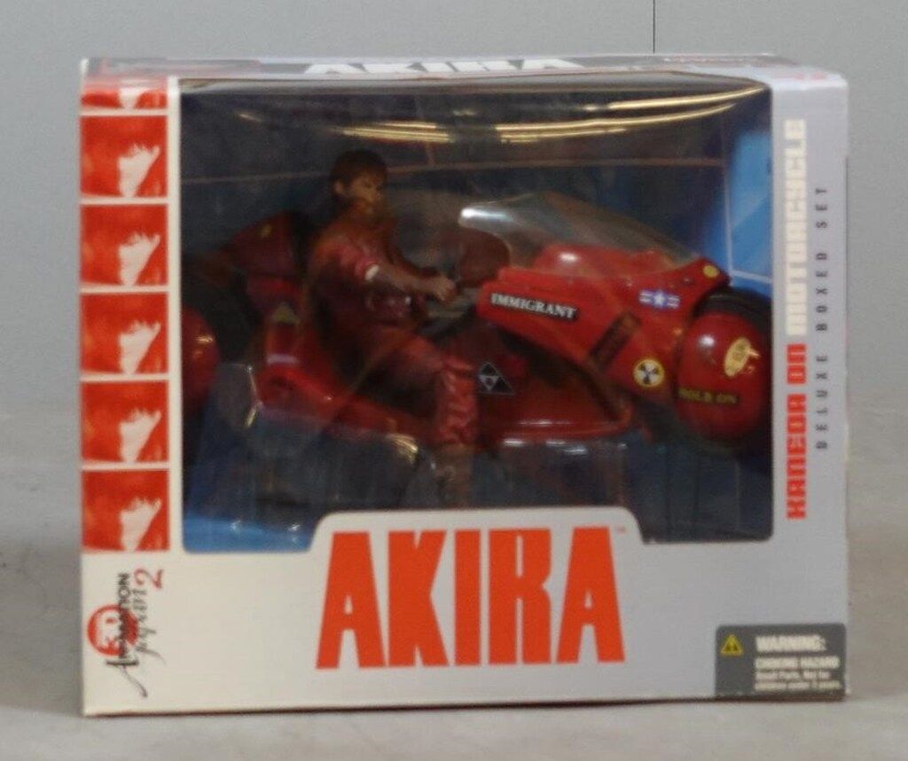McFARLANE TOYS 3D ANIMATION FROM JAPAN 02 KANEDA ON MOTORCYCLE (DELUXE BOXED SET)