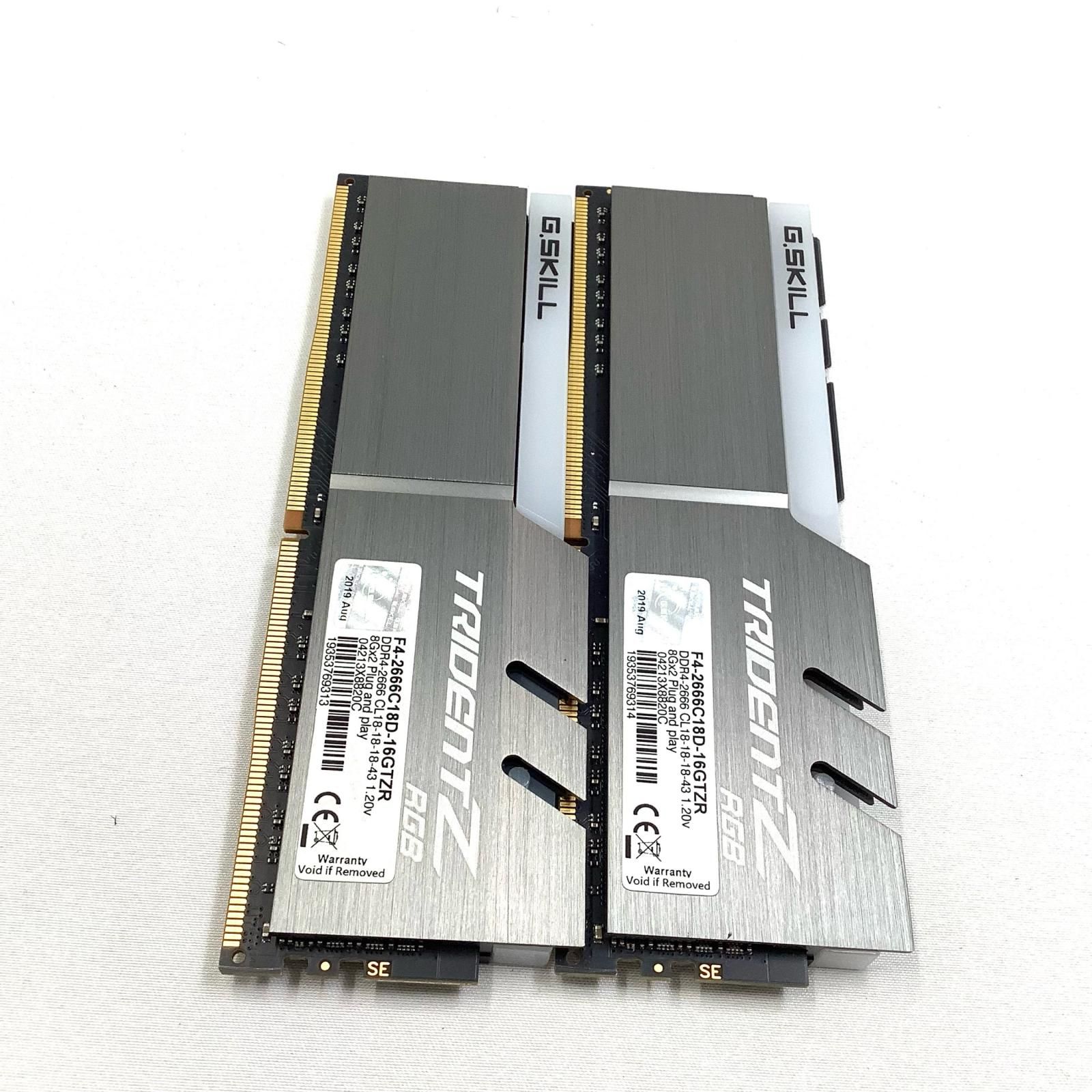 G.Skill DDR4 8GBx2 PC4-21300 美品 - メルカリ