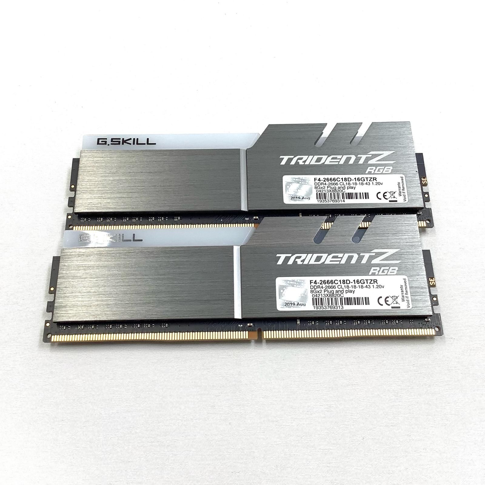 G.Skill DDR4 8GBx2 PC4-21300 美品 - メルカリ