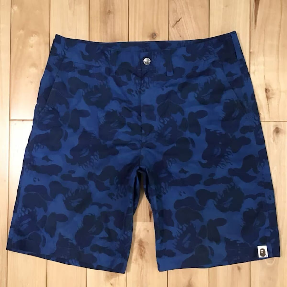 ★激レア★ Fire Camo ナイロン ハーフパンツ Mサイズ a bathing ape BAPE Shorts Flame ショーツ エイプ ベイプ ファイヤーカモ NIGO y38 15,392円