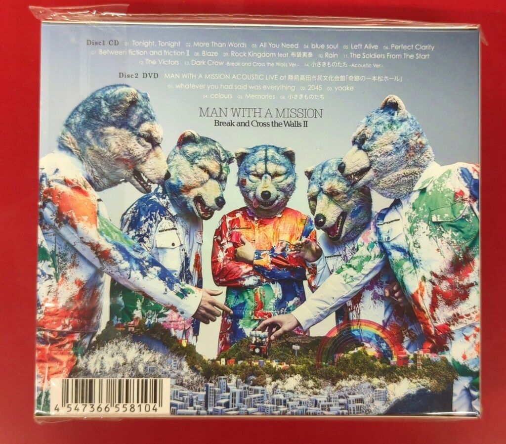 アーティストCD MAN WITH A MISSION Break and Cross the Walls II DVD