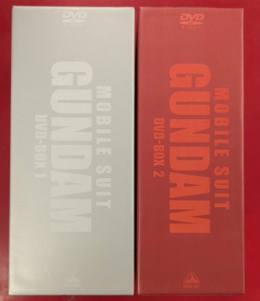 アニメDVD BOX1フィギュア欠) 機動戦士ガンダム DVD-BOX 全2BOX