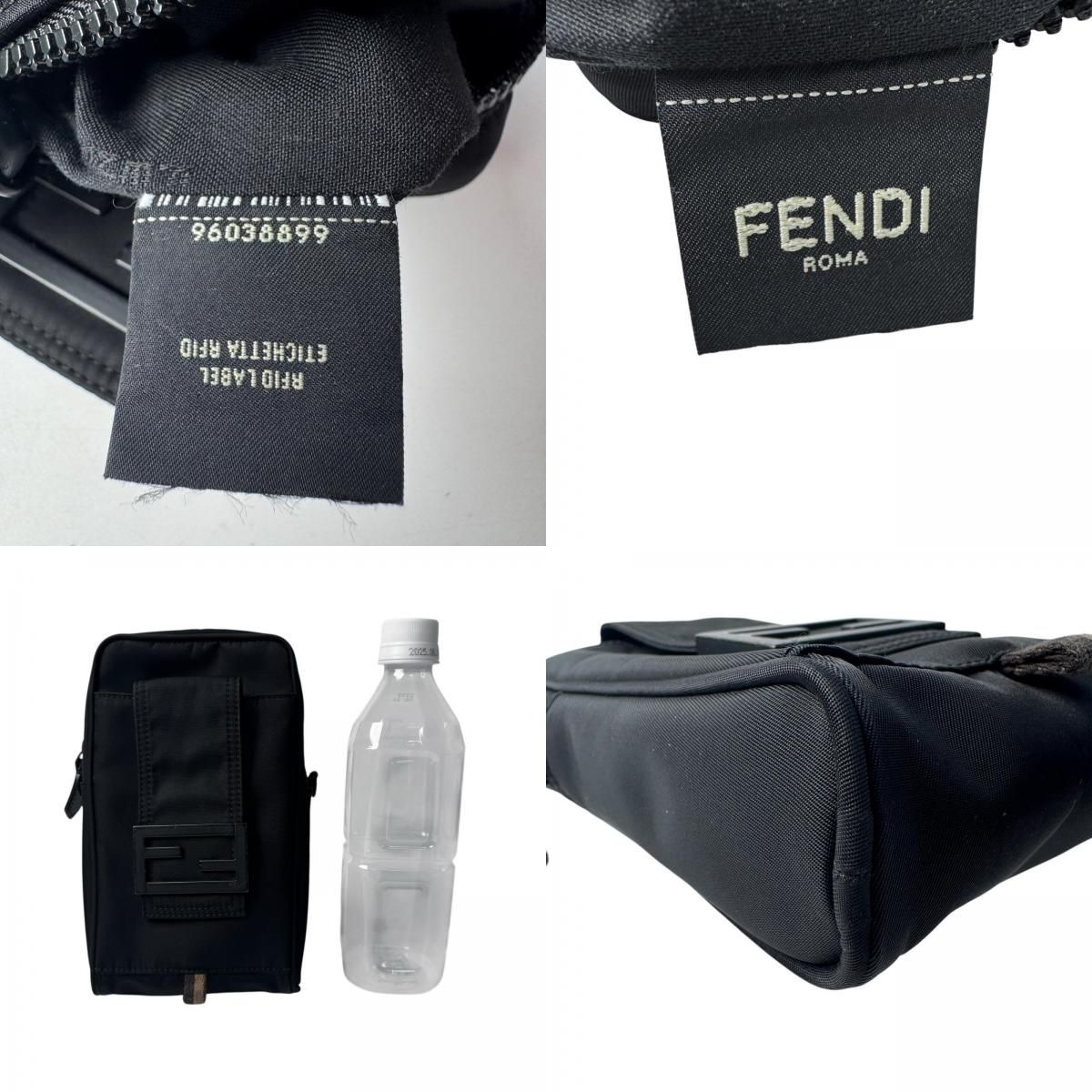 フェンディ FENDI バゲット フォンポーチ ナイロン ショルダーバッグ