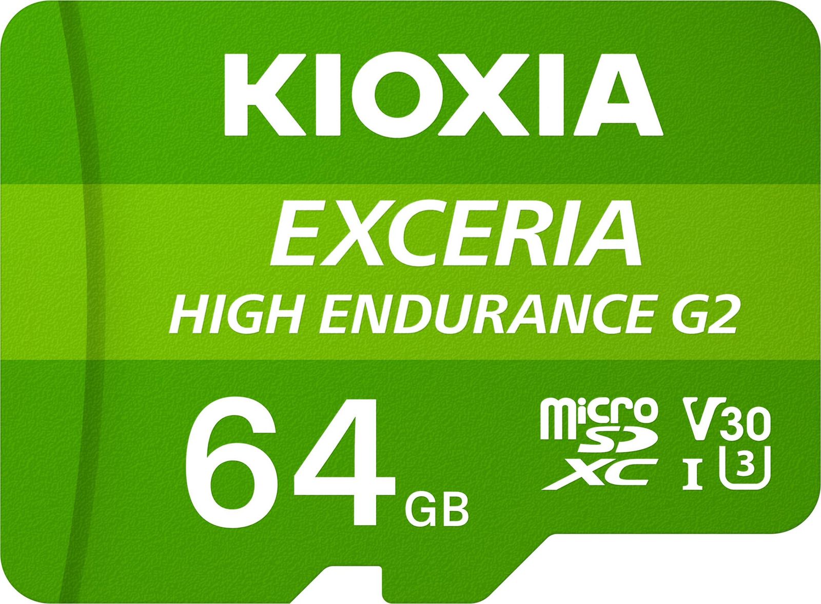 KIOXIA(キオクシア)【日本製】microSD 64GB 高耐久 ドラレコ・監視カメラ対応 UHS-I U3 V30 Class10 microSDXC 4K対応 最大読出速度100MB [64GB] [EXCERIA HIGH ENDURANCE G2]