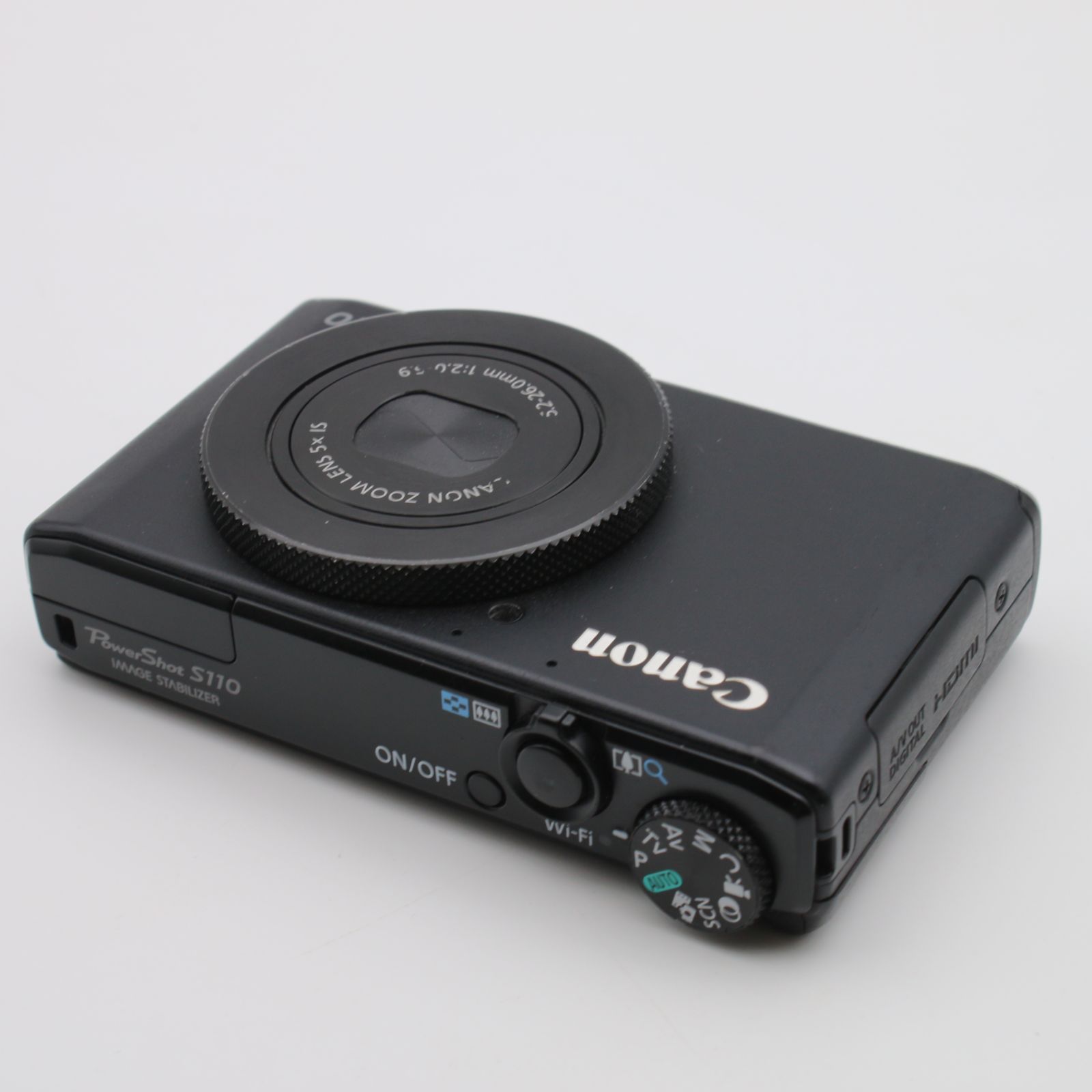 美品】 Canon PowerShot S110 ブラック コンパクトデジタルカメラ