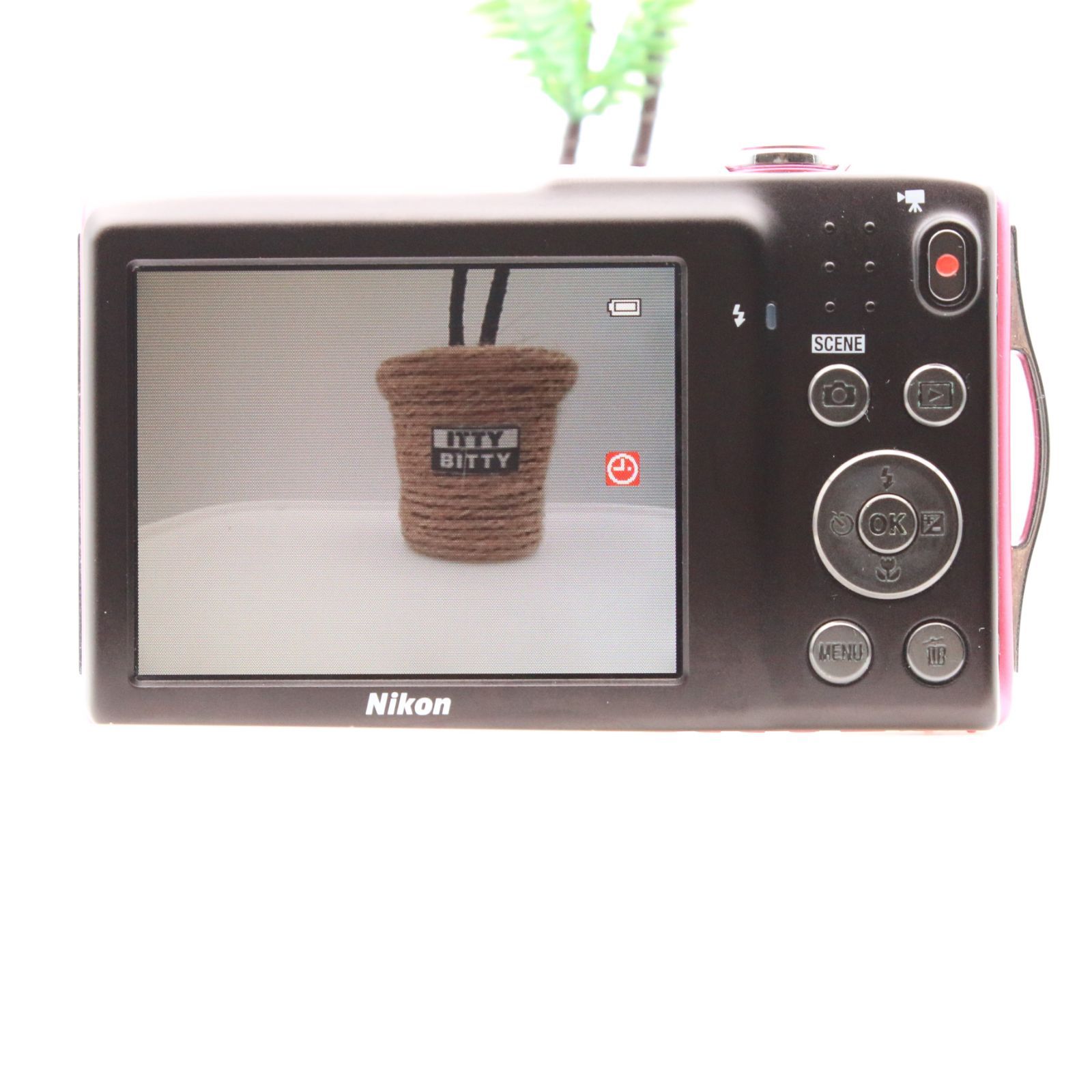 ほぼ新品】 Nikon COOLPIX S3300 ピンク デジタルカメラ #094VV06180