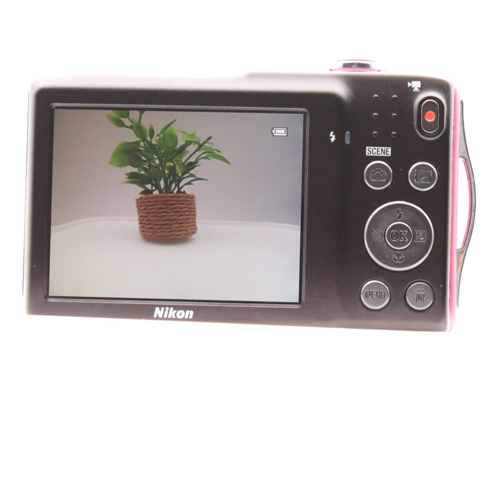 ほぼ新品】 Nikon COOLPIX S3300 ピンク デジタルカメラ #094VV06180