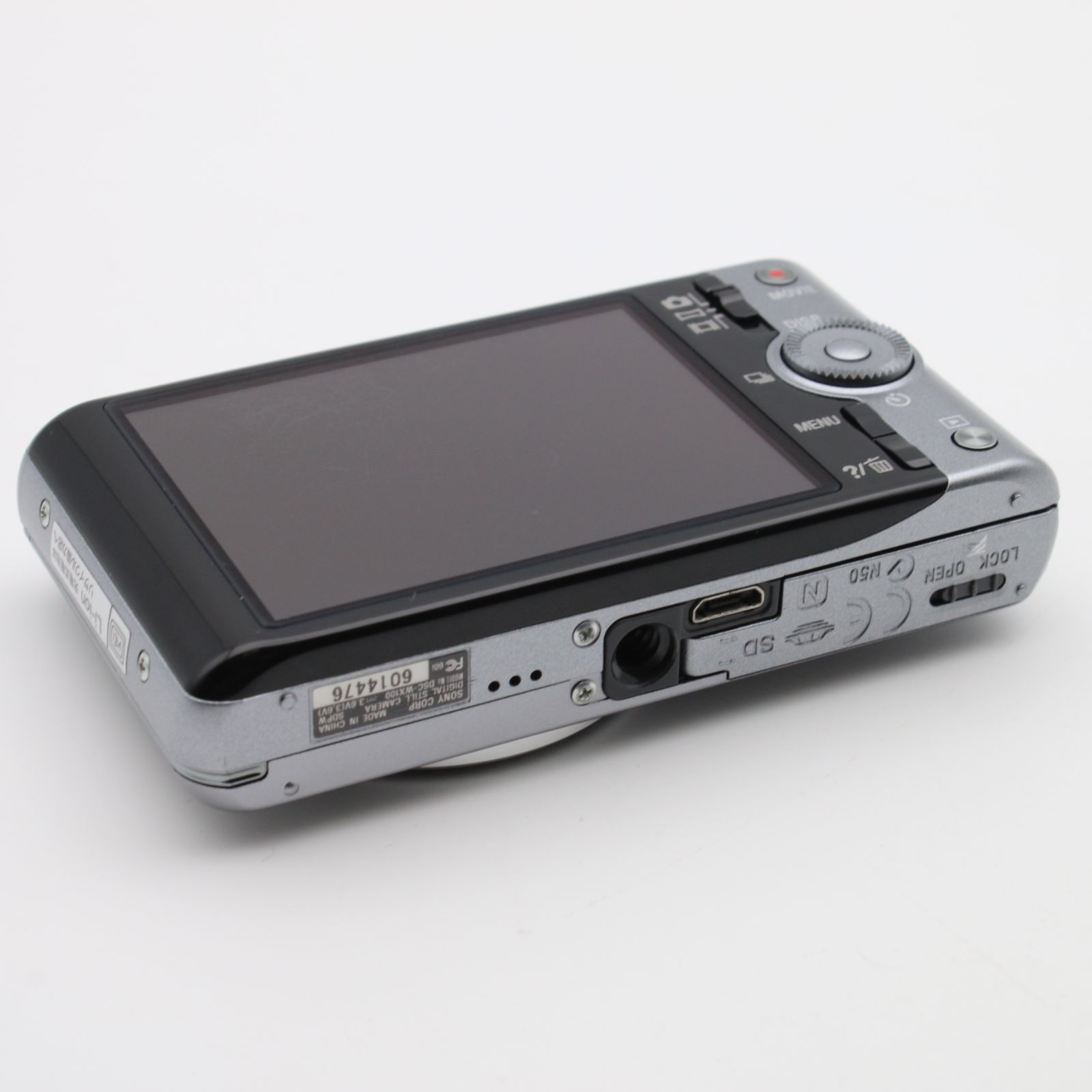 極上品】 SONY Cyber-Shot DSC-WX100 シルバー 1820万画素 光学10倍