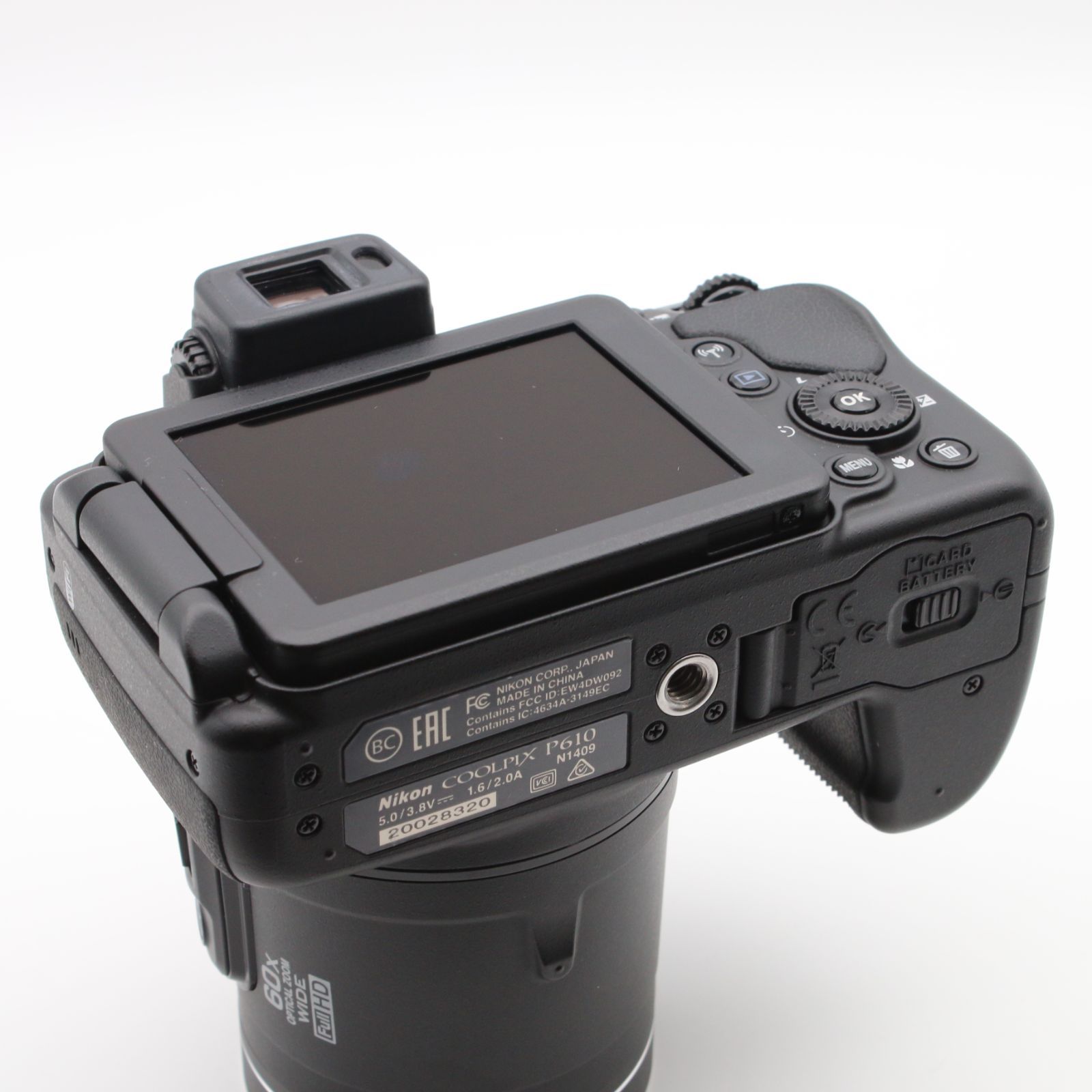 極上品】 Nikon COOLPIX P610 光学60倍 1600万画素 デジタルカメラ