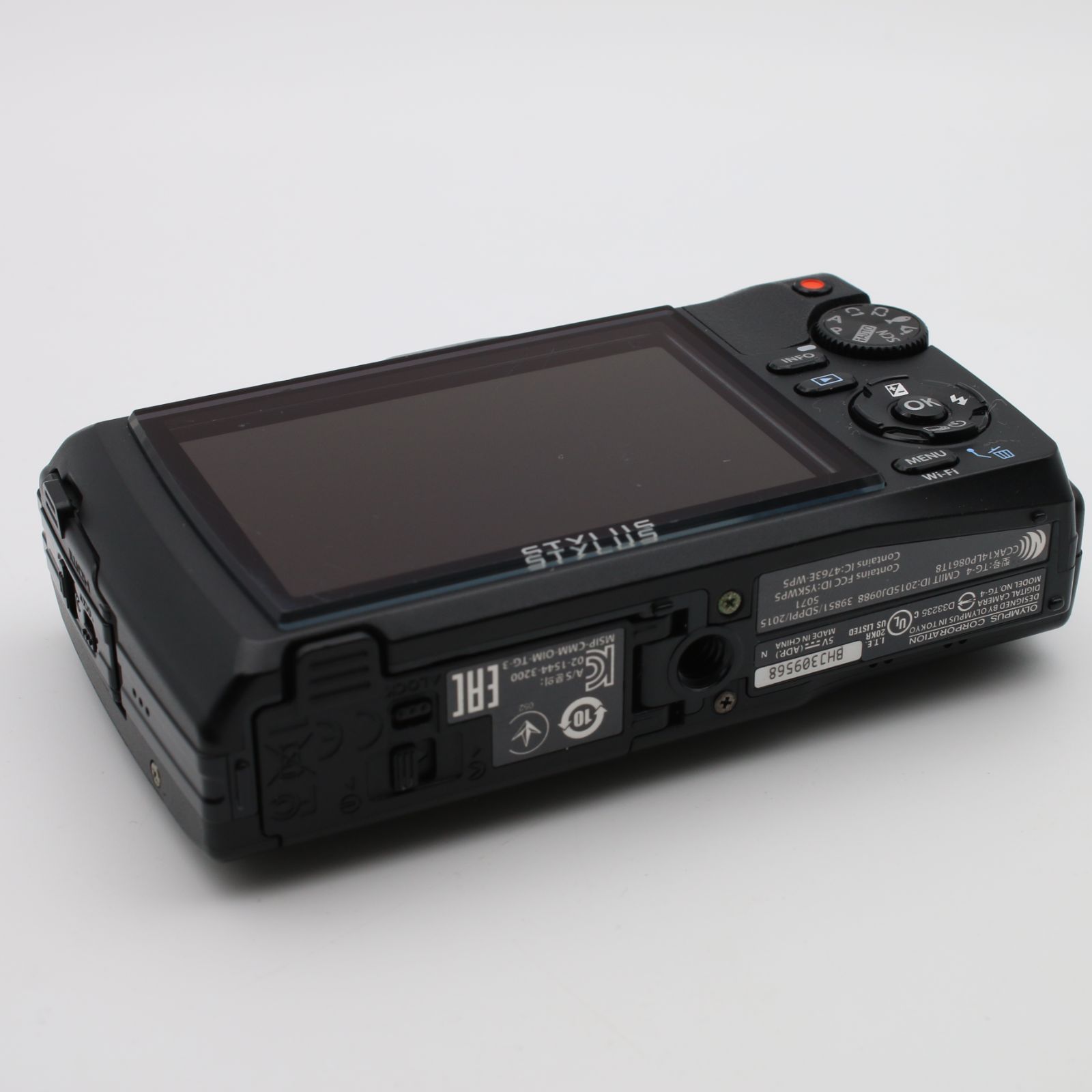極上品】 OLYMPUS STYLUS TG-4 Tough ブラック 1600万画素CMOS F2.0