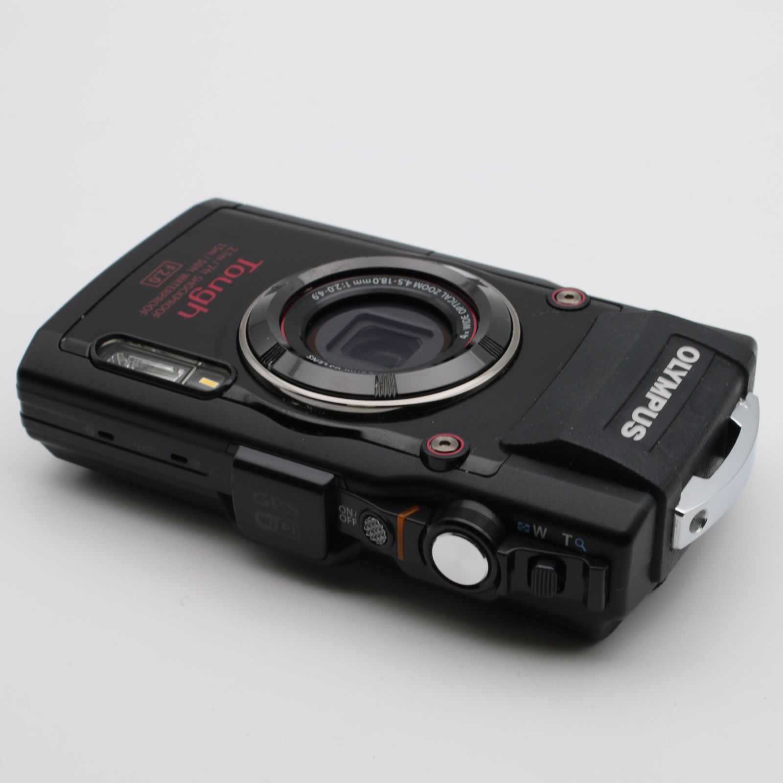 極上品】 OLYMPUS STYLUS TG-4 Tough ブラック 1600万画素CMOS F2.0
