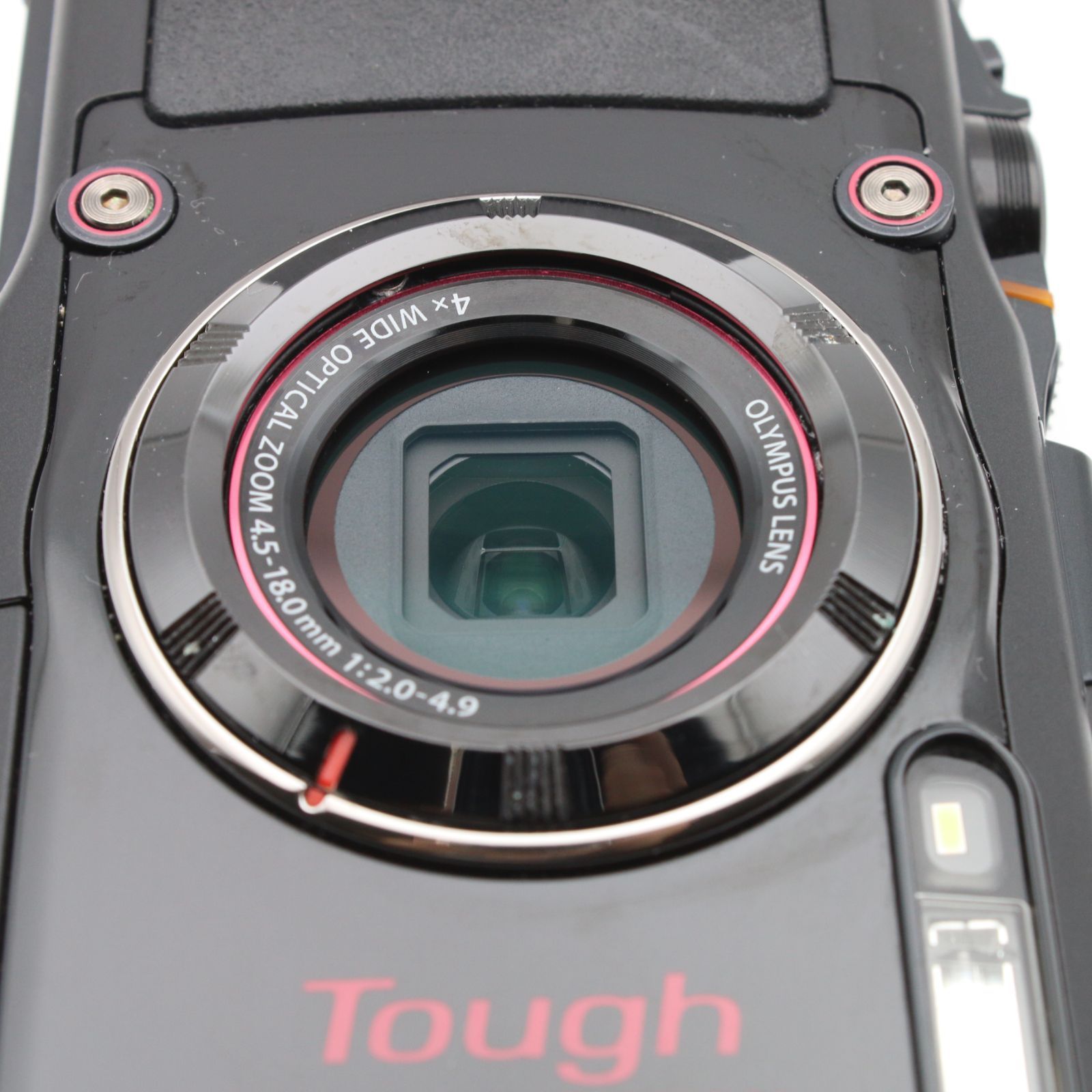 極上品】 OLYMPUS STYLUS TG-4 Tough ブラック 1600万画素CMOS F2.0