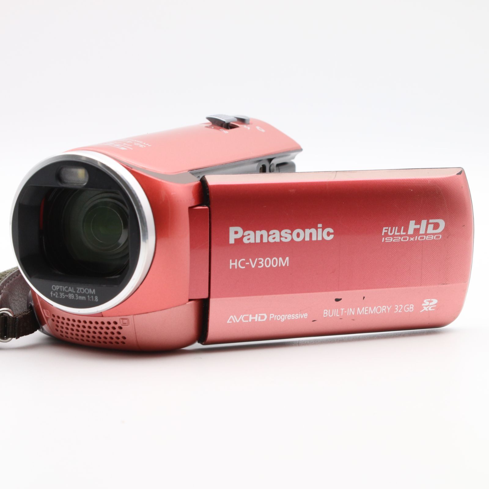 極上品】 Panasonic HC-V300M 内蔵メモリー32GB コーラルピンク
