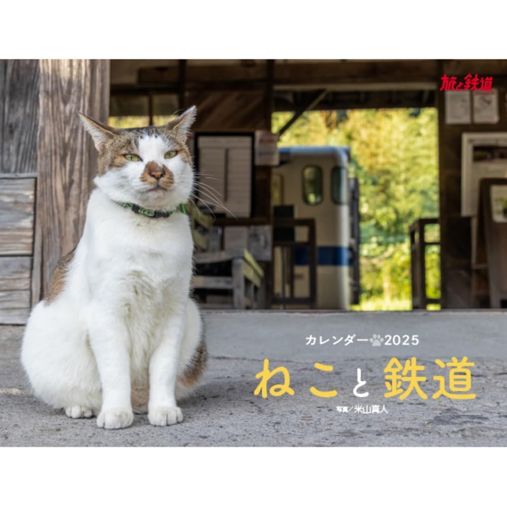 ねこと鉄道（イカロスカレンダー2025） ([カレンダー])