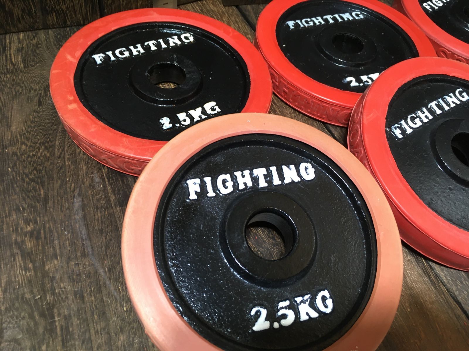FIGHTING 2.5kg 6枚 ダンベル プレート ウエイト ファイティングロード