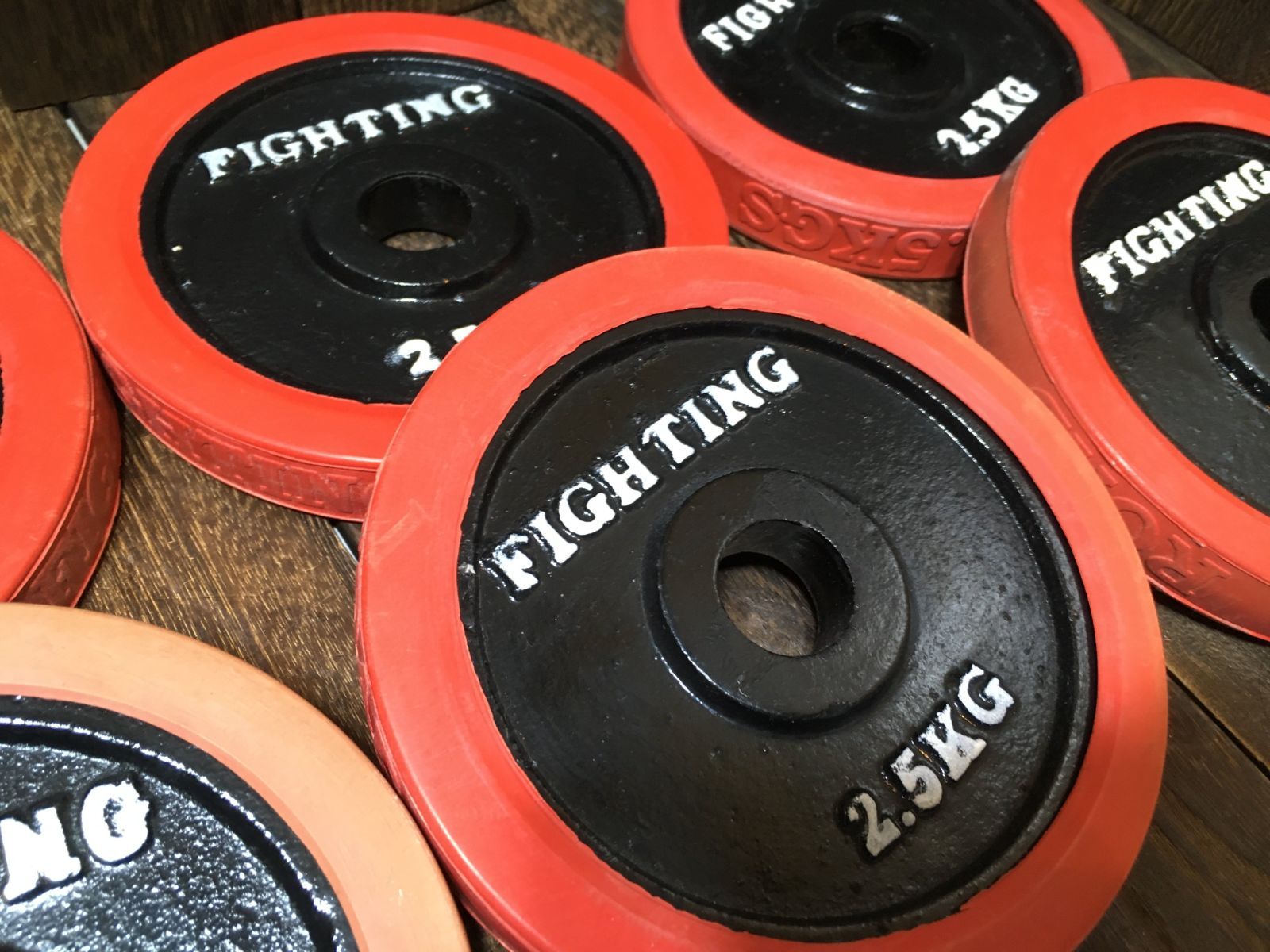 FIGHTING 2.5kg 6枚 ダンベル プレート ウエイト ファイティングロード
