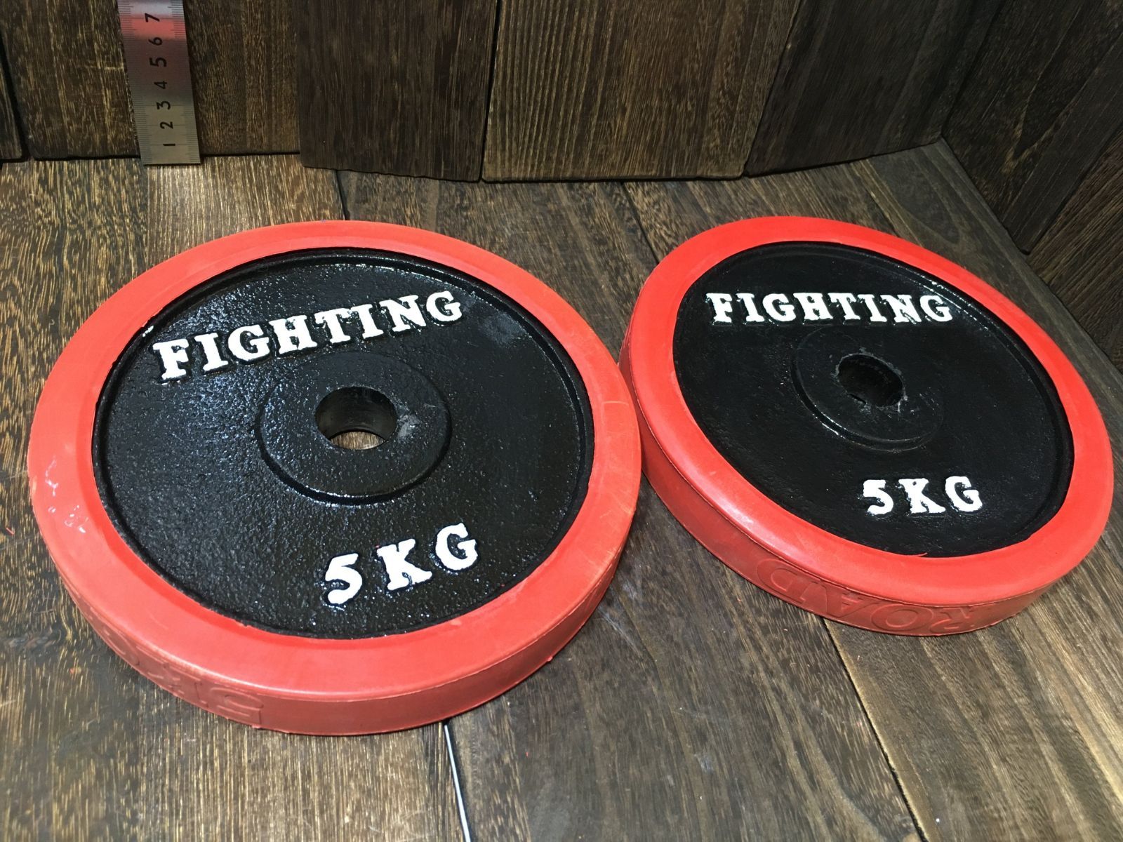5kg ダンベル プレート ファイティングロード ラバープレート