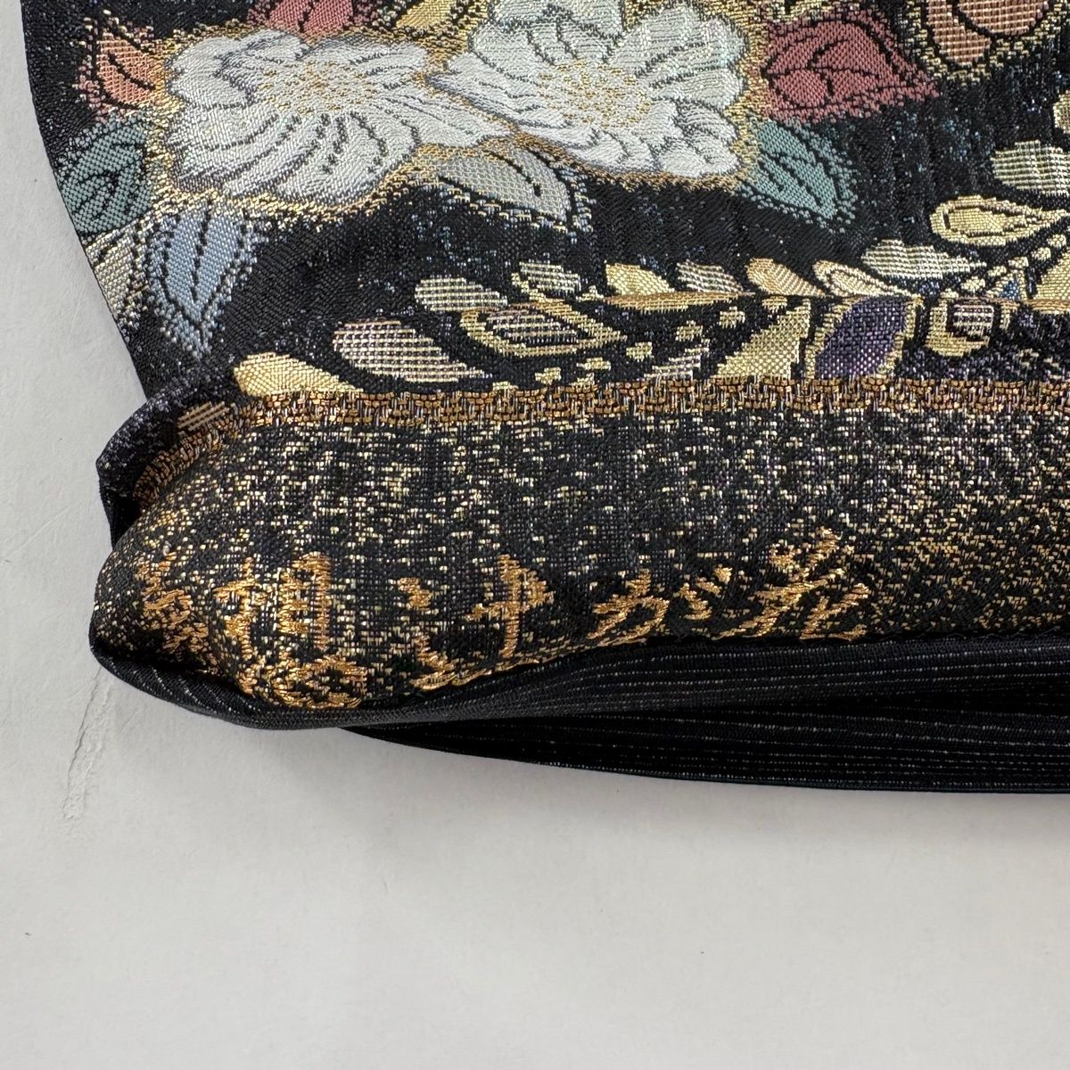 美品】 袋帯 秀品 夢想辻が花 箔 金糸 黒 六通 正絹 【中古】 - メルカリ