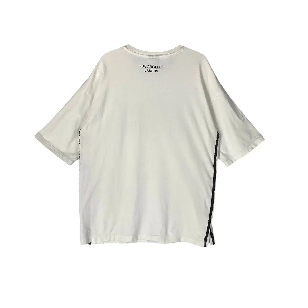 659 NBA LA レイカーズ ビックロゴ 半袖 Tシャツ (XL)