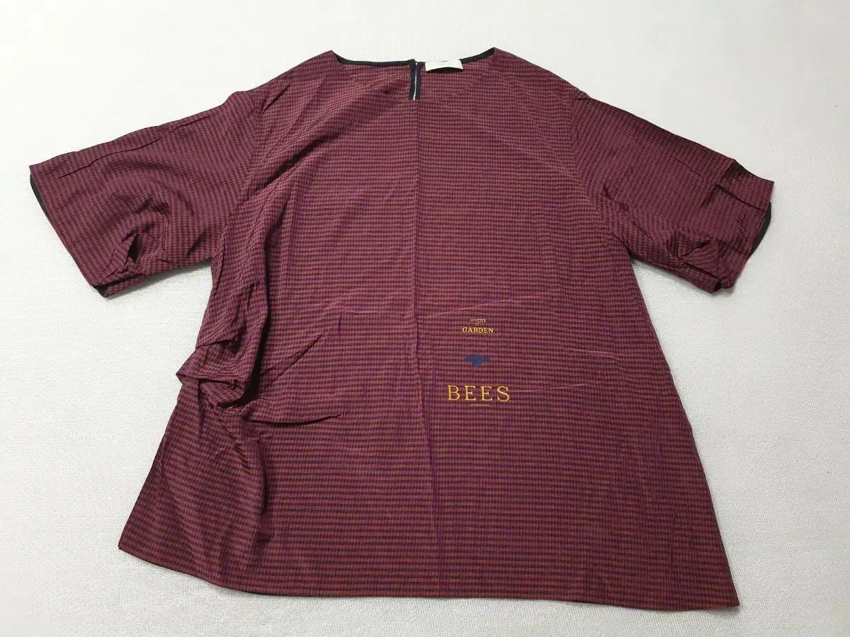LEBEIGE チェック 半袖 ブラウス シャツ 88 レディース 100サイズ