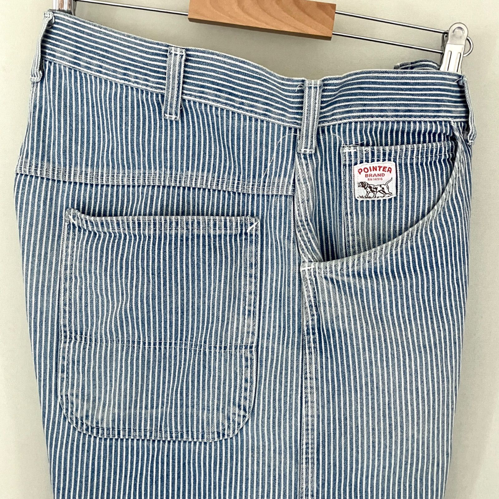 ポインターブランド/POINTER BRAND☆ヒッコリーデニムショーツ☆90s