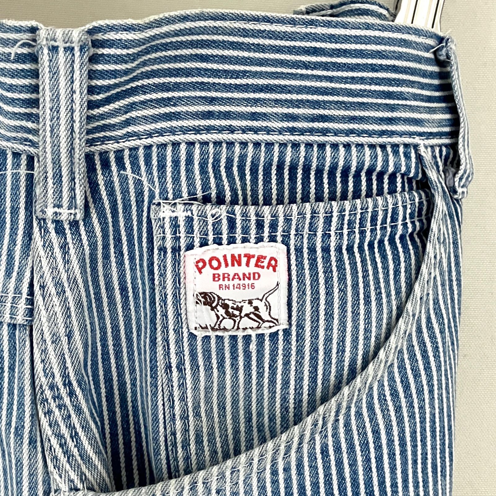 ポインターブランド/POINTER BRAND☆ヒッコリーデニムショーツ☆90s