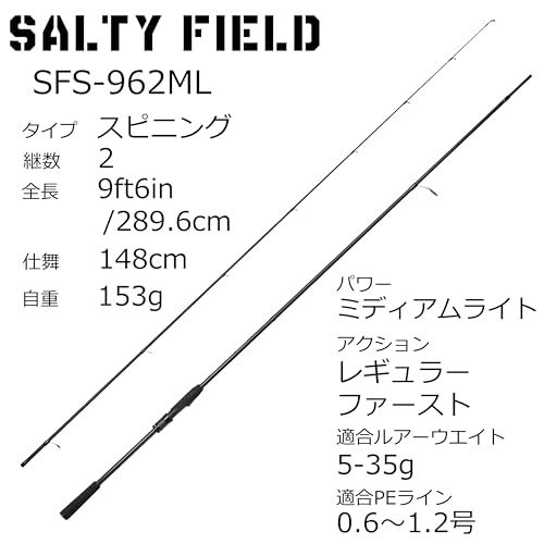 Abu Garcia (アブガルシア) SALTYFIELD ソルティーフィールド 各種 ソルト ロッド 釣り竿 入門 エントリー 初心者e 421163d5