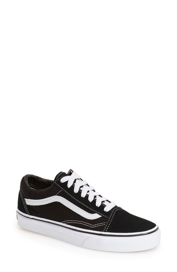 バンズ レディース シューズ スニーカー Vans Old Skool Sneaker Black Canvas ブラック