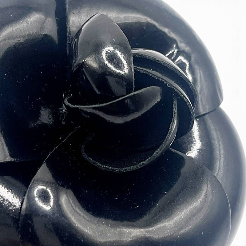 CHANEL シャネル カメリア ブローチ コサージュ ブラック 黒 OJ267