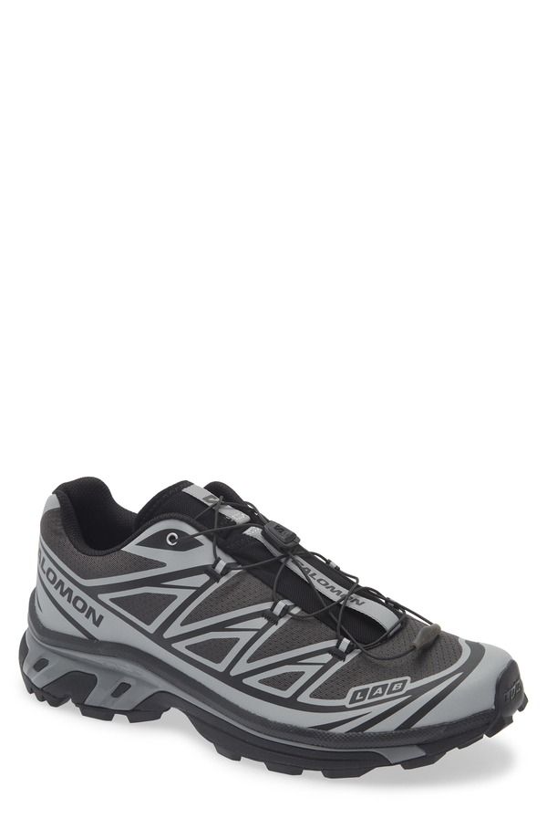 サロモン レディース シューズ スニーカー Salomon Gender Inclusive XT6 Sneaker Black Silver ブラック