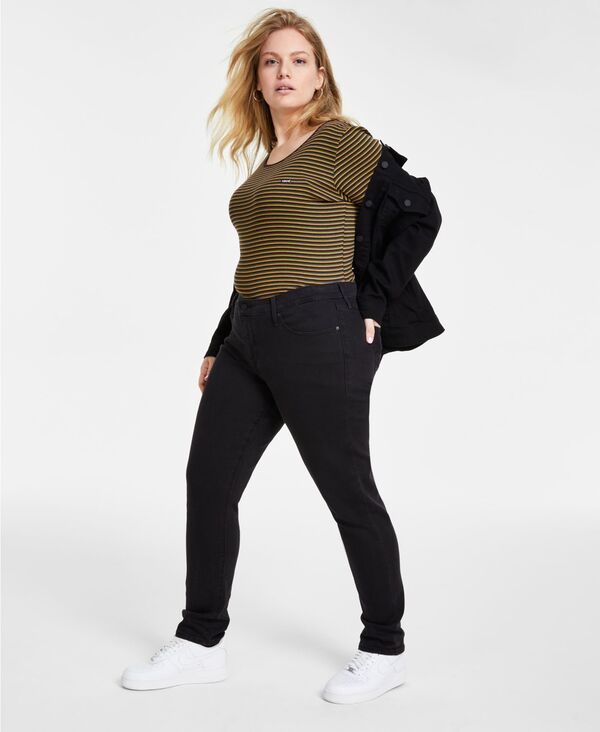 リーバイス レディース ボトムス デニムパンツ ジーンズ Levis Womens 311 Mid Rise Shaping Skinny Jeans 2426W Bloom Black ブラック 12,056円