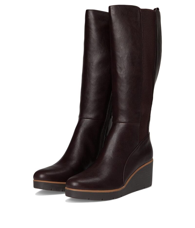 ナチュライザー レディース シューズ ブーツ・レインブーツ Naturalizer Soul Adrian Knee High Boot Dark Brown ブラウン