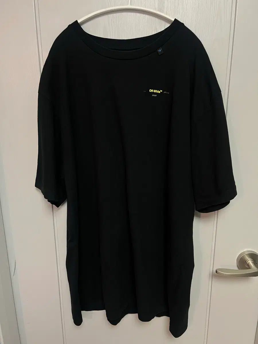 オフホワイト ブラック 半袖Tシャツ L